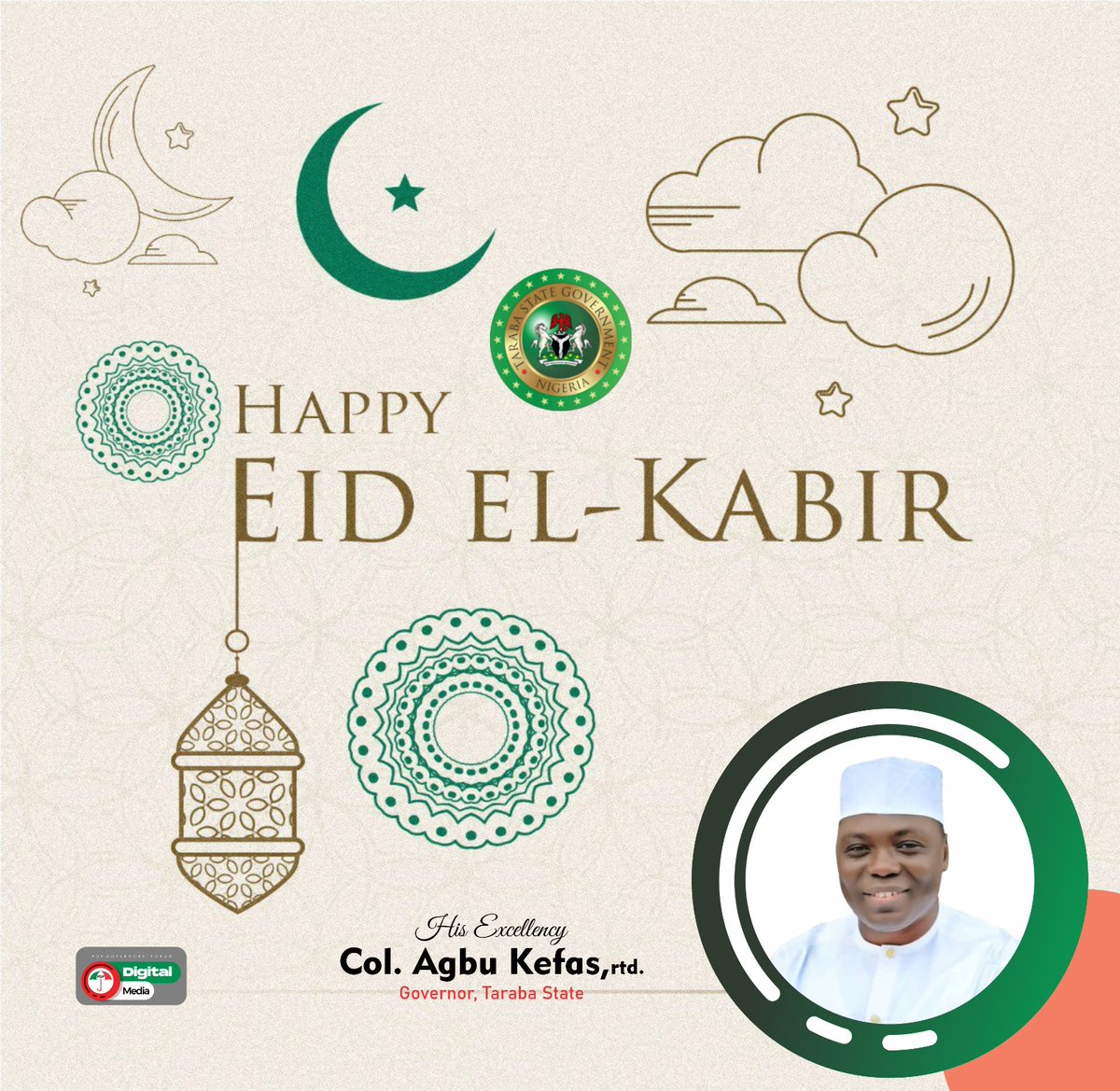 Happy Eid El-Kabir His Excellency, <a href="/GovAgbuKefas/">Agbu Kefas ⏩</a> and the good people of Taraba State (Nature's Gift to The Nation)

#PDPGFDigitalMedia
#pdpgf