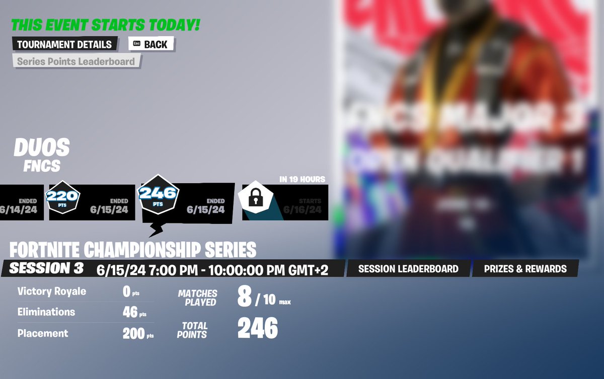 MokiFN's tweet image. Unl but still good top 200-250 w @PajaakFN  Next week we qual lowers