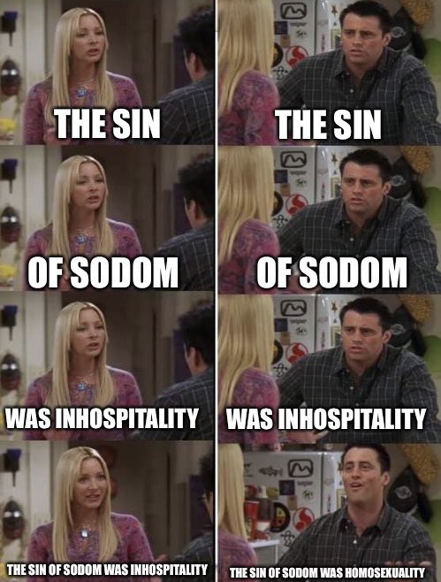 masonmennenga's tweet image. trying to explain sodom and gomorrah to conservative christians: