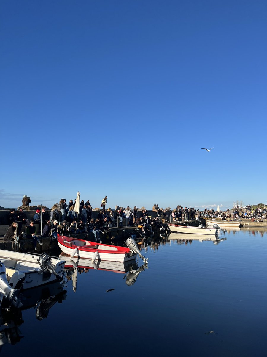 Geirabjorn's tweet photo. Tak til festen i min baghave; Folkemødet!
Det er en kæmpe fornøjelse at se min by iført festkjole, høj hat og et hav af folk i gader og på klipper - eneste minus: jeg gik glip af Smag på dig selv https://t.co/vt9VO4s3bC