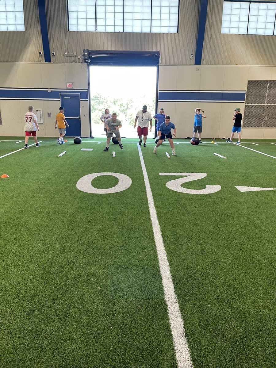 TexasLineCamp's tweet photo. What a great 1st camp! Thank you to all that showed up! The Young Bulls were great! Can’t wait for Camp #2 in Frisco https://t.co/4cJIjdEdMG