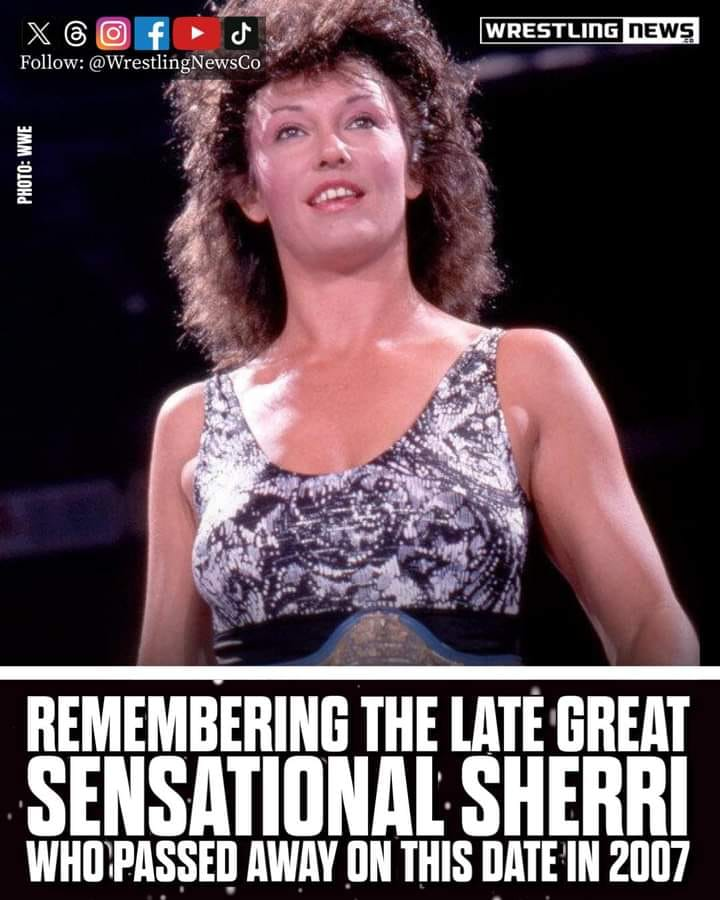 mrwiggly7's tweet image. Keeping legends alive by honoring them #SherryMartel #SensationalSherry #ScarySherry #WWE #WWEhalloffame #QueenSherry