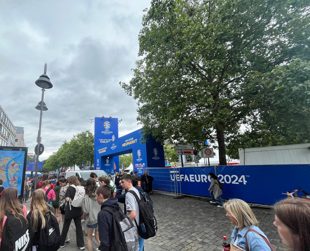 Benjiballer5's tweet photo. At the @EURO2024 fan park in Cologne 🇩🇪⚽️ #germany #EURo2024 https://t.co/Hj2uDqSJZO