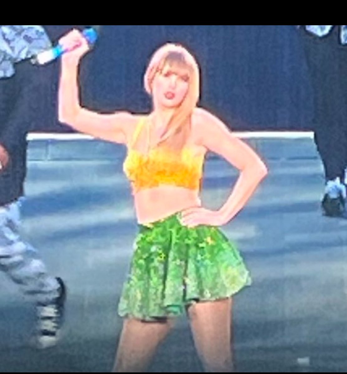 travit's tweet photo. She heard Spongebob is hosting the Kids Choice Award and said let’s get Travis that award. #BikiniBottomStyle   #LiverpoolTStheErasTour https://t.co/4hVvOp10MH