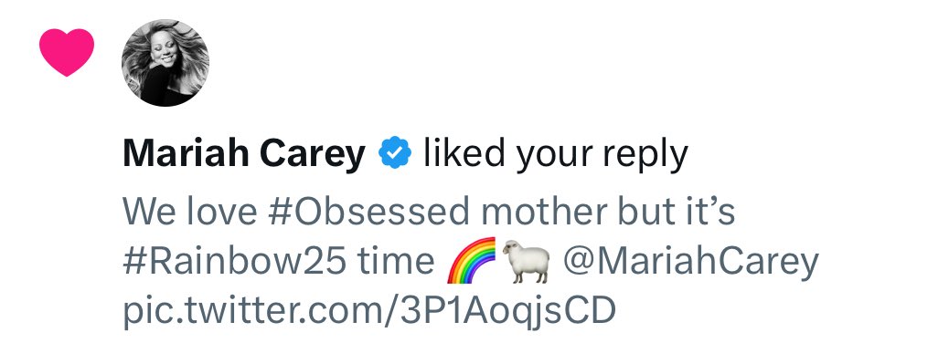 justIikejay's tweet photo. Mother liked this tweet instantly 😭✨ Mother said it’s #Rainbow25 time lambs 🐑🌈 https://t.co/exQH8g3lt5