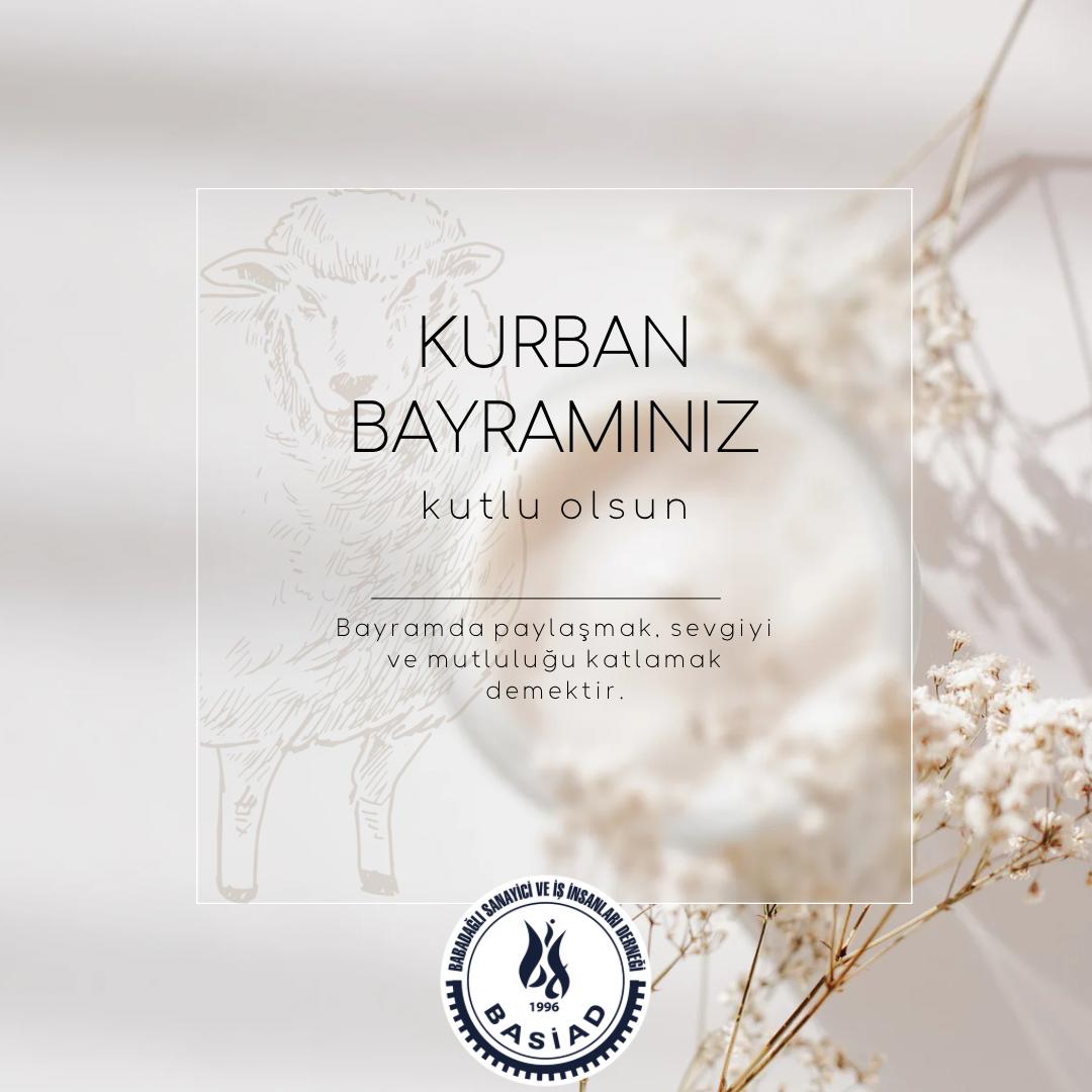 BASİAD Ailesi olarak, sevdiklerinizle bir arada olmanın mutluluğunu yaşadığınız nice bayramlar dileriz.