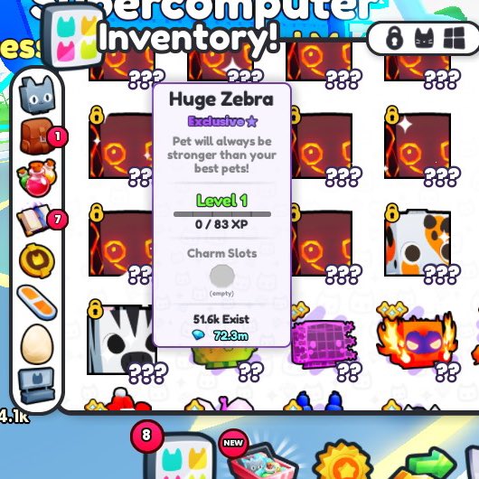 MemeePlays's tweet photo. Omg on a roll welcome huge zebra ​⁠@BuildIntoGames #PetSim #PetSimX #PetSim99 #PetSimulator #Petsimulatorx #petsimulator99 #Roblox #RobloxGames #RobloxEdit #mailboxCheck https://t.co/JK6BPRHht1