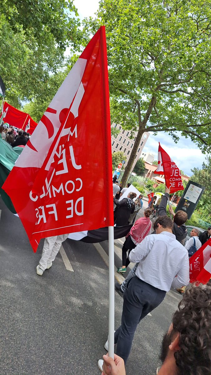 PCFRhone69's tweet photo. #Lyon aujourd'hui, pour la Paix en Palestine et une solution à 2 états. https://t.co/b3SBNPrkcE