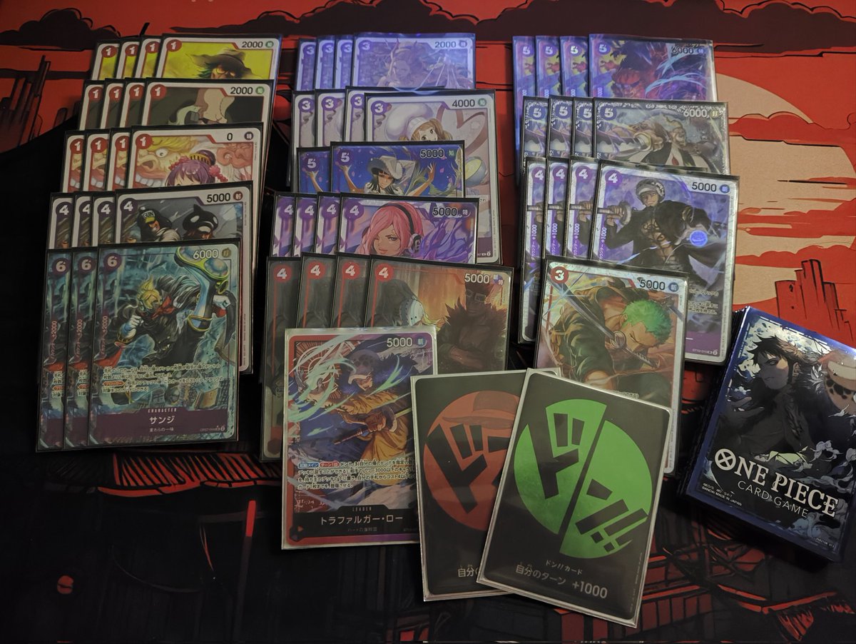 Xer065's tweet photo. 2nd at @TopDeckPH's standard battle using Law this time

R1 🟡🟣 Pudding ⭕ 2️⃣
R2 🔴🟣 Law ⭕ 2️⃣
R3 🟡 Katakuri ⭕ 2️⃣
R4 ⚫ Lucci ❌ 2️⃣

#optcg
#onepiececardgame
#ワンピカード https://t.co/uGtEHmAEjJ