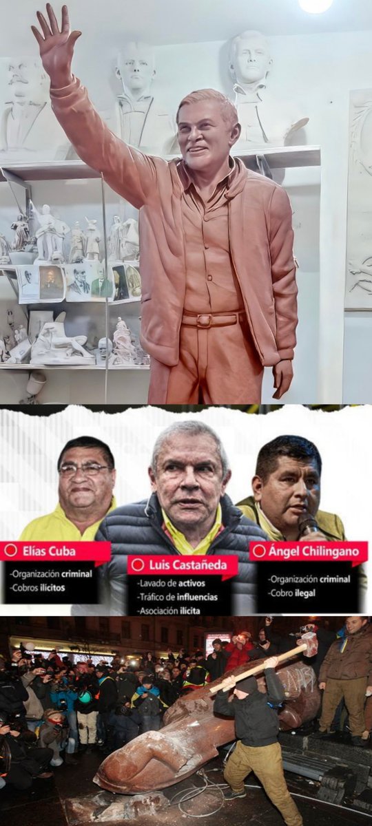 IDL_Gorriti's tweet photo. Rafael López Aliaga y la MML prepara inauguración de escultura de su enamorado Luis Castañeda Lossio (amigo de Elías Cuba) para el 21/6.
La DBA es tan #ign0rante que eso es Culto a la Personalidad, como hacía la izquierda de Mao y SL.
Ni Morgan Quero llegó a tanto.
#TomaLaCalle https://t.co/BgfluSoNFf