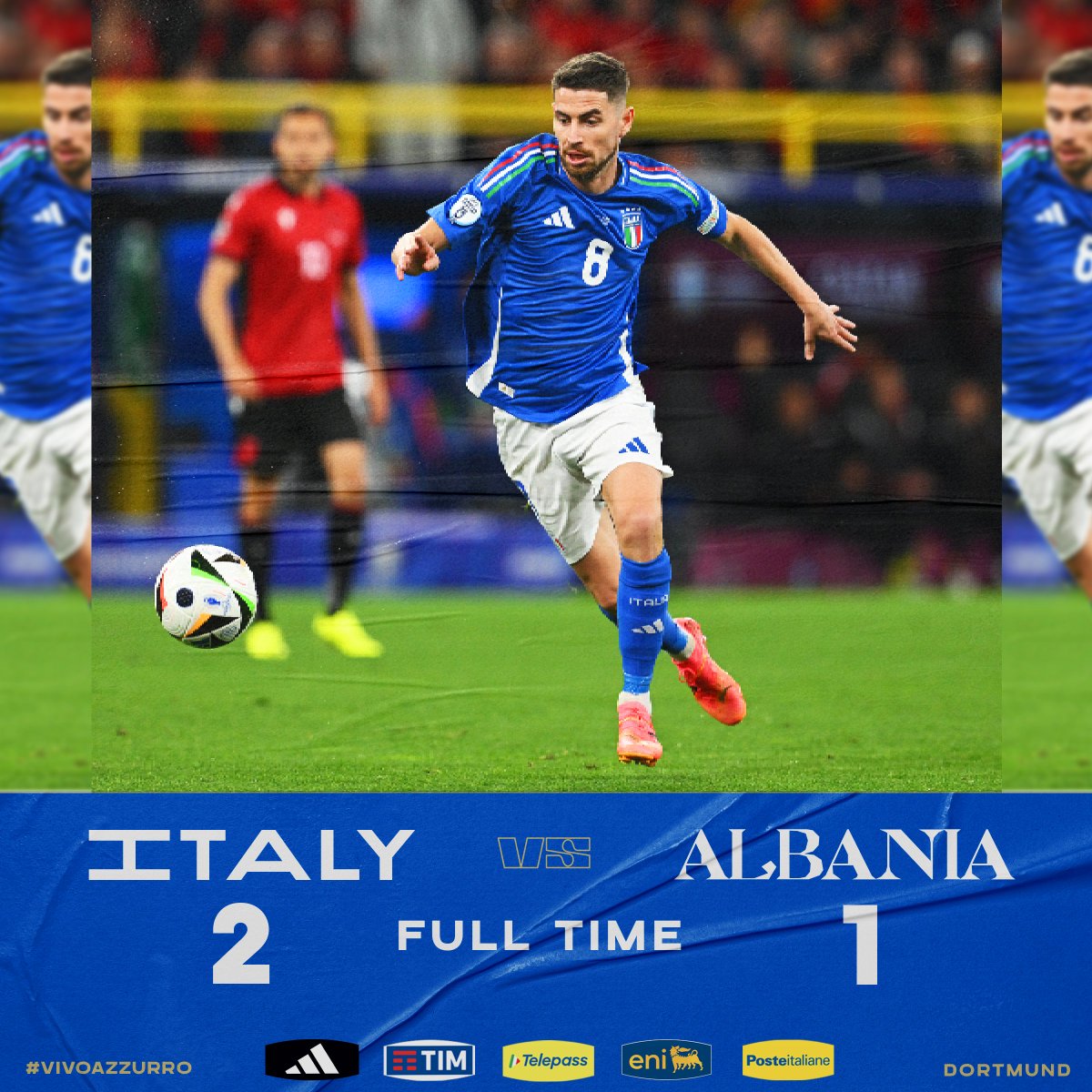 It begins with a WIN! 🥳💙

#ITAALB #EURO2024 #Azzurri #VivoAzzurro
