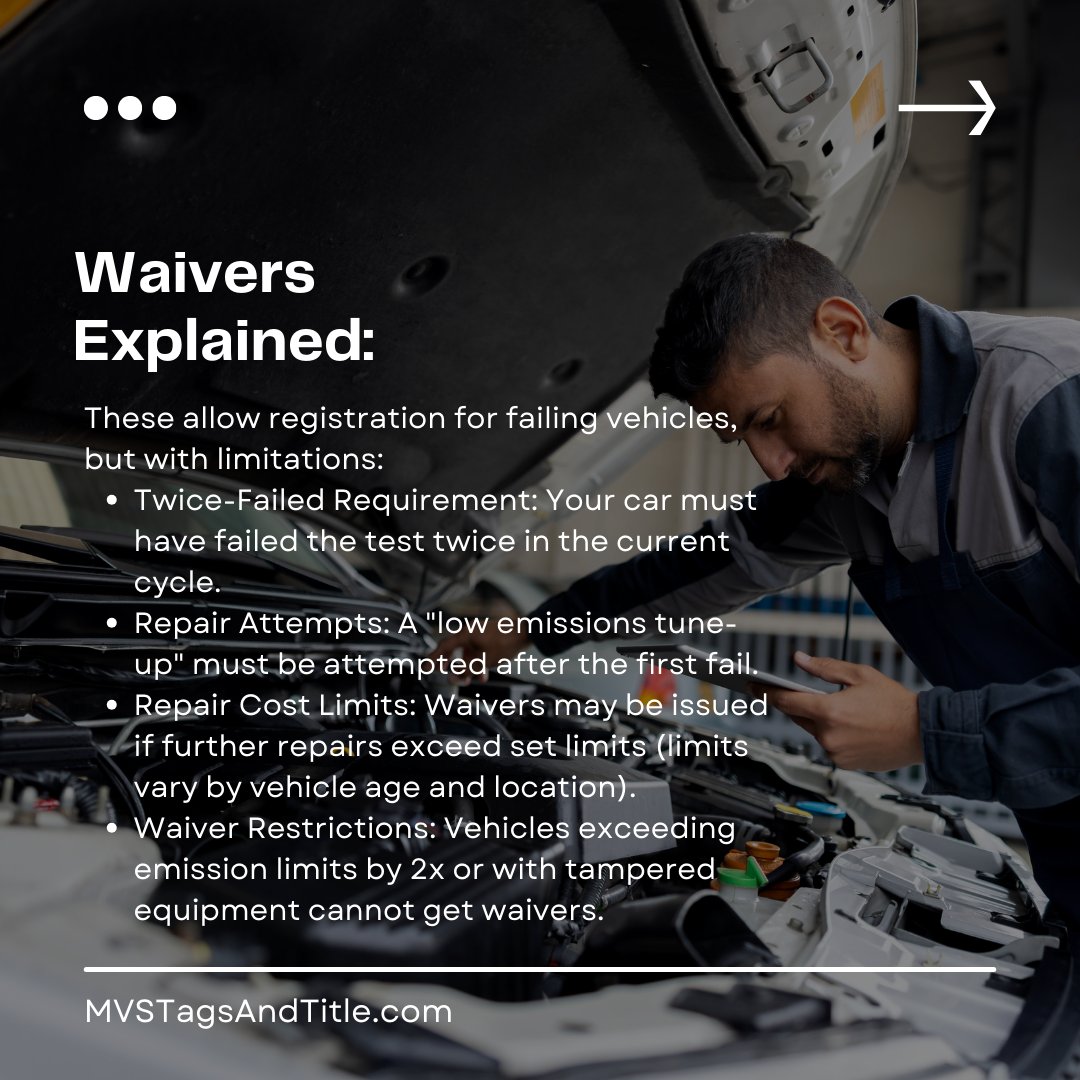 FinkLorene's tweet image. Need help with registration after an emissions test fail? We can assist!  Follow us for more MVD/DMV tips, and like us for updates!

#ArizonaEmissions #EmissionsTest #DMVHelp #CarRegistration #ApacheJunction #MVSTagsAndTitle