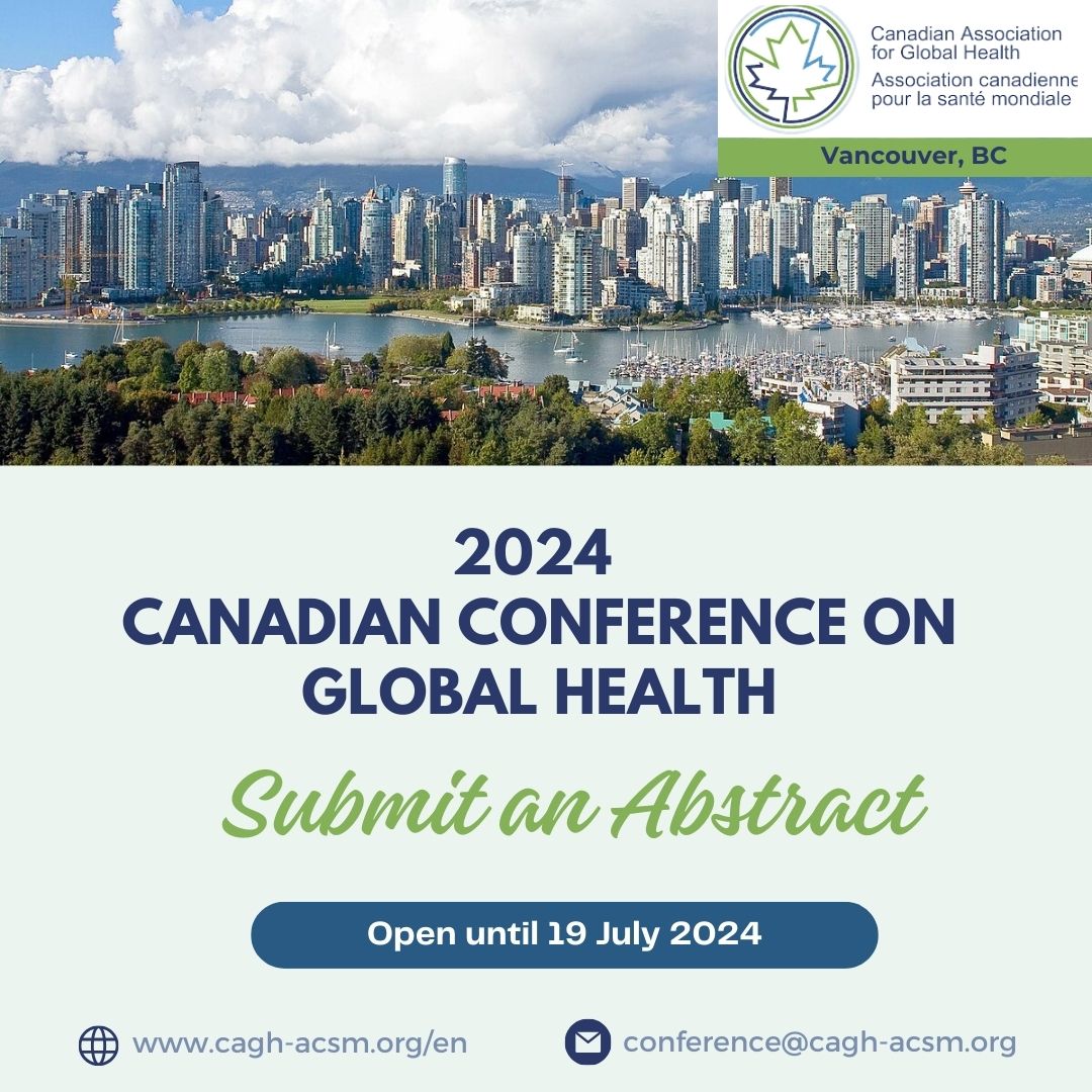 The time⏲️is finally here! The 🇨🇦Canadian Conference on Global Health is accepting abstracts for oral &amp; poster presentations, multimedia, symposia &amp; workshops until July 19th! Please visit our website to learn more 👉cagh-acsm.org/en
#CCGH2024
