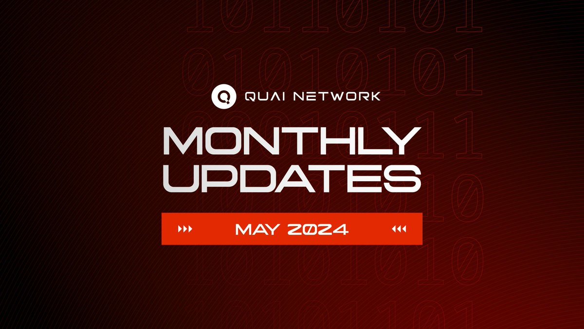 Have you given the <a href="/QuaiNetwork/">Quai Network ⚡️💵</a> May update a read yet?

Check it out on the Quai Medium page to get the latest development and partnership updates!👇 

blog.qu.ai/quai-network-m…