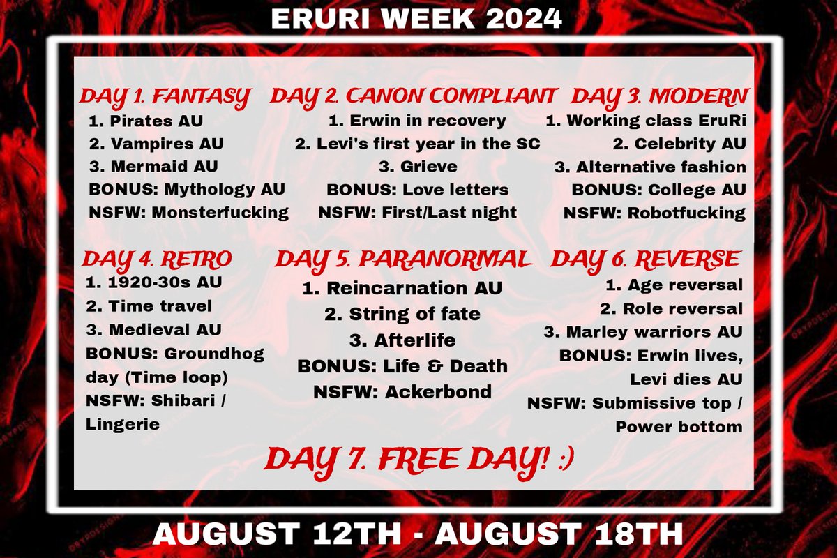 Eruri Week 2024 tweet media