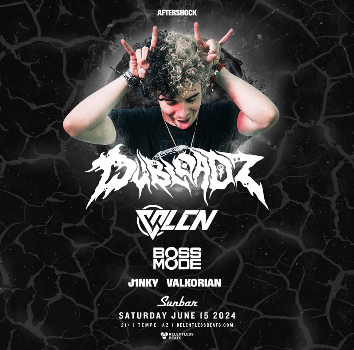 SEE YOU TONIGHT TEMPE 🌵🖖🏻

WE GETTING HEAVY HEAVY 

<a href="/RelentlessBeats/">Relentless Beats</a>