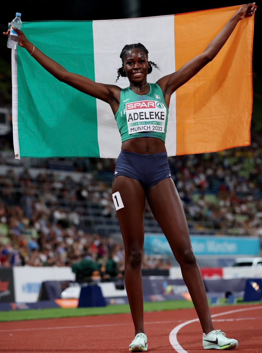 I need to say <a href="/rhasidatadeleke/">Rhasidat Adeleke</a> is a superb athlete that we are lucky to have. She was born in Ireland and she is Irish. If anyone tells you differently then they are bigots. And they need to be silenced. 

Push the good vibes now and silence the hate.