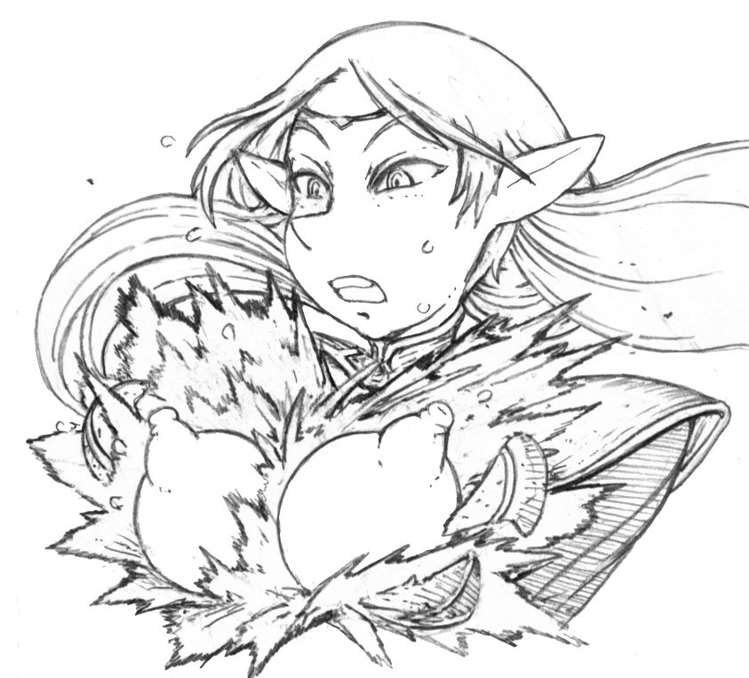 つまり今日は エルフがぽろりする日
ということかしら 