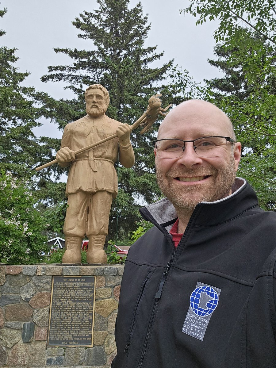 MarkJWestpfahl's tweet image. Visit a statue of a person or animal ✔️

Why not visit a statue of a person AND an animal!?! St. Urho the Grasshopper Vanquisher in Menahga, Minnesota. #SSPMSpackers #MNstudies Summer Bingo