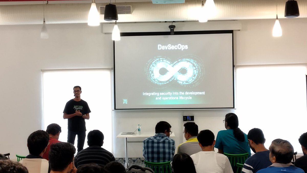 OumKale's tweet photo. It's a great time to speak about Next Gen DevSecOps using Xray. Thank you @loft_sh, for organizing this meetup.

#security #devsecops https://t.co/6OOBRTTpzR