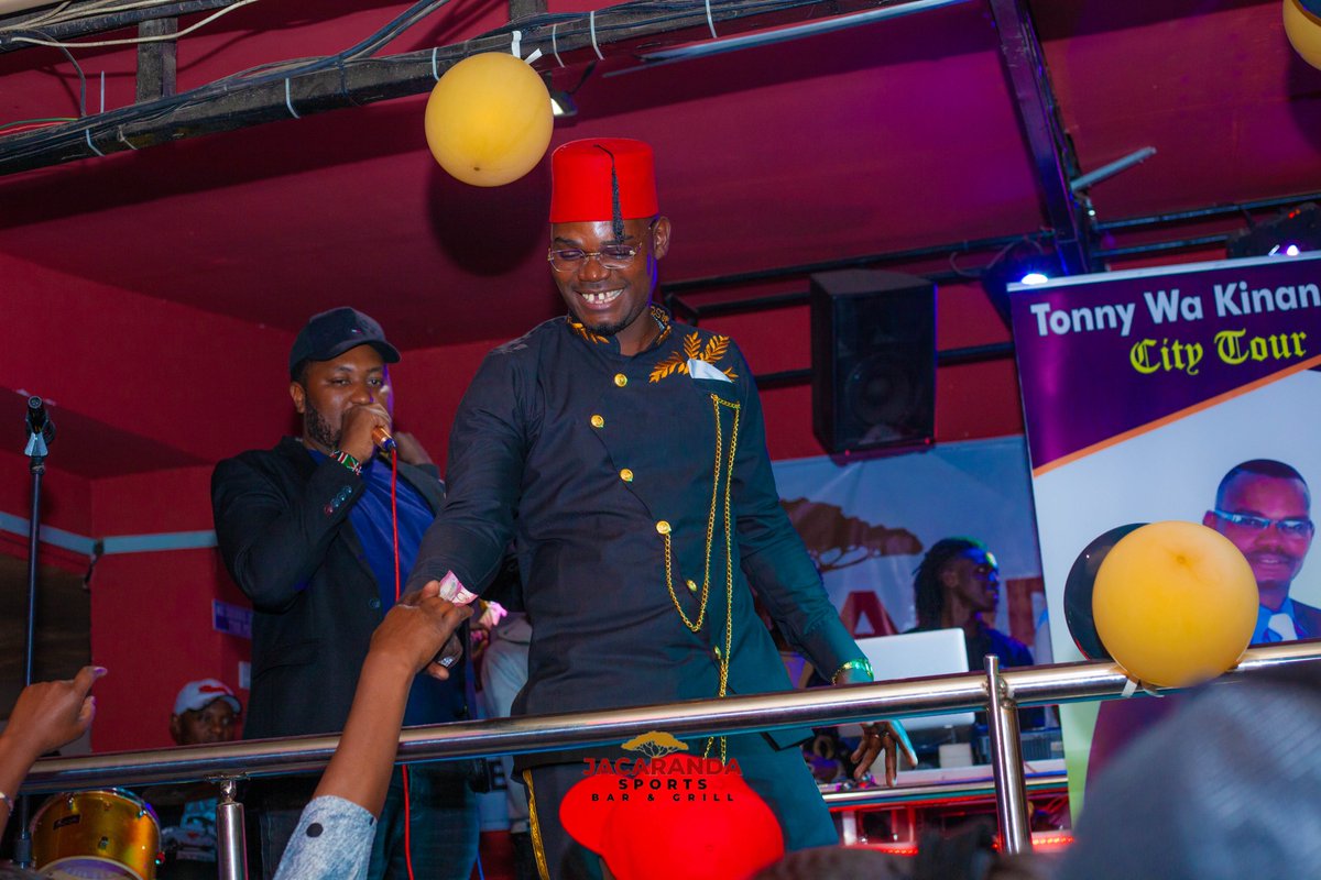 JacarandaBar's tweet photo. Man of the hour Tonny WA Kinanda taking center stage. Congratulation to our very own Mugithi Maestro for the big milestone and for choosing Jacaranda Sports Bar & Grill Nakuru as the ultimate Mugithi center in nakuru
#congratulations🎉 #tonnywakinanda #kinanda🎹 https://t.co/1iSHCUrKjE