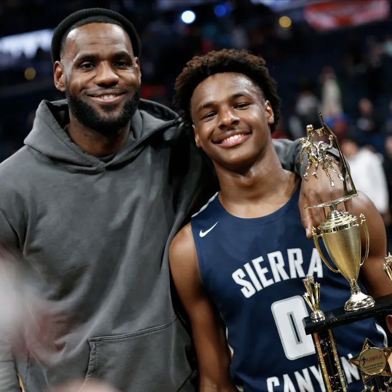 BennHoops's tweet photo. Should the Pacers take a chance on Bronny at #36 in order to lure LeBron? 🤔 https://t.co/vCX0kNqqqC
