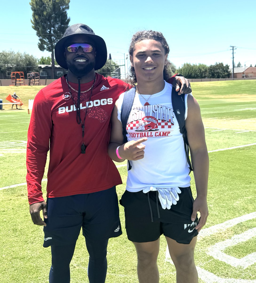 Jaylen Wells (Ath) (@athwells) on Twitter photo Learned a lot from the Fresno St. coaches today. Great camp. Great meeting and talking with Coach Prier today. Thanks Coaches! #GoBulldogs <a href="/CoachPrier/">COACH AP and 20 others</a> <a href="/ItsCoachNaj/">Coach Naj</a> <a href="/Passing_Academy/">NorCal Passing Academy</a> @Coach_Angel3 Learned a lot from the Fresno St. coaches today. Great camp. Great meeting and talking with Coach Prier today. Thanks Coaches! #GoBulldogs <a href="/CoachPrier/">COACH AP and 20 others</a> <a href="/ItsCoachNaj/">Coach Naj</a> <a href="/Passing_Academy/">NorCal Passing Academy</a> @Coach_Angel3