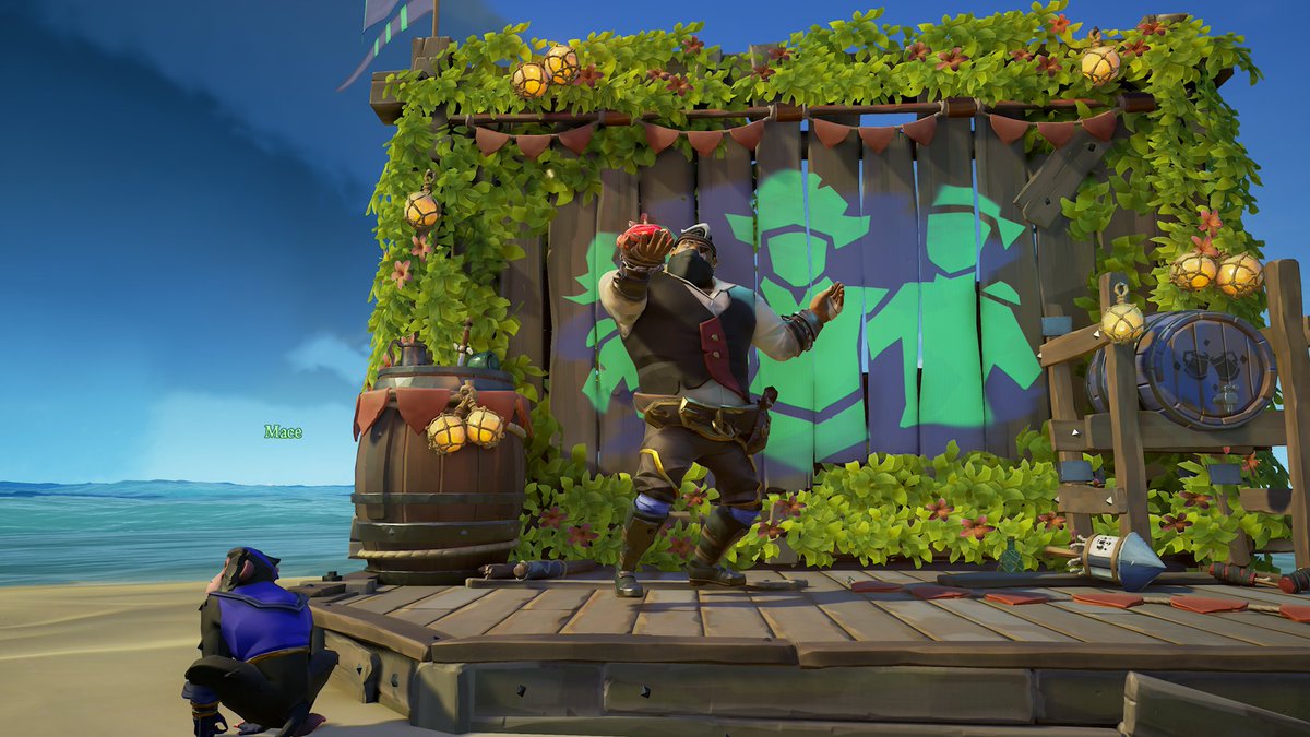 kennyisShake's tweet photo. He was not impressed. #XboxShare #seaofthieves #communityweekend #SoTshots #bemorepirate https://t.co/bYyIJTlfUu