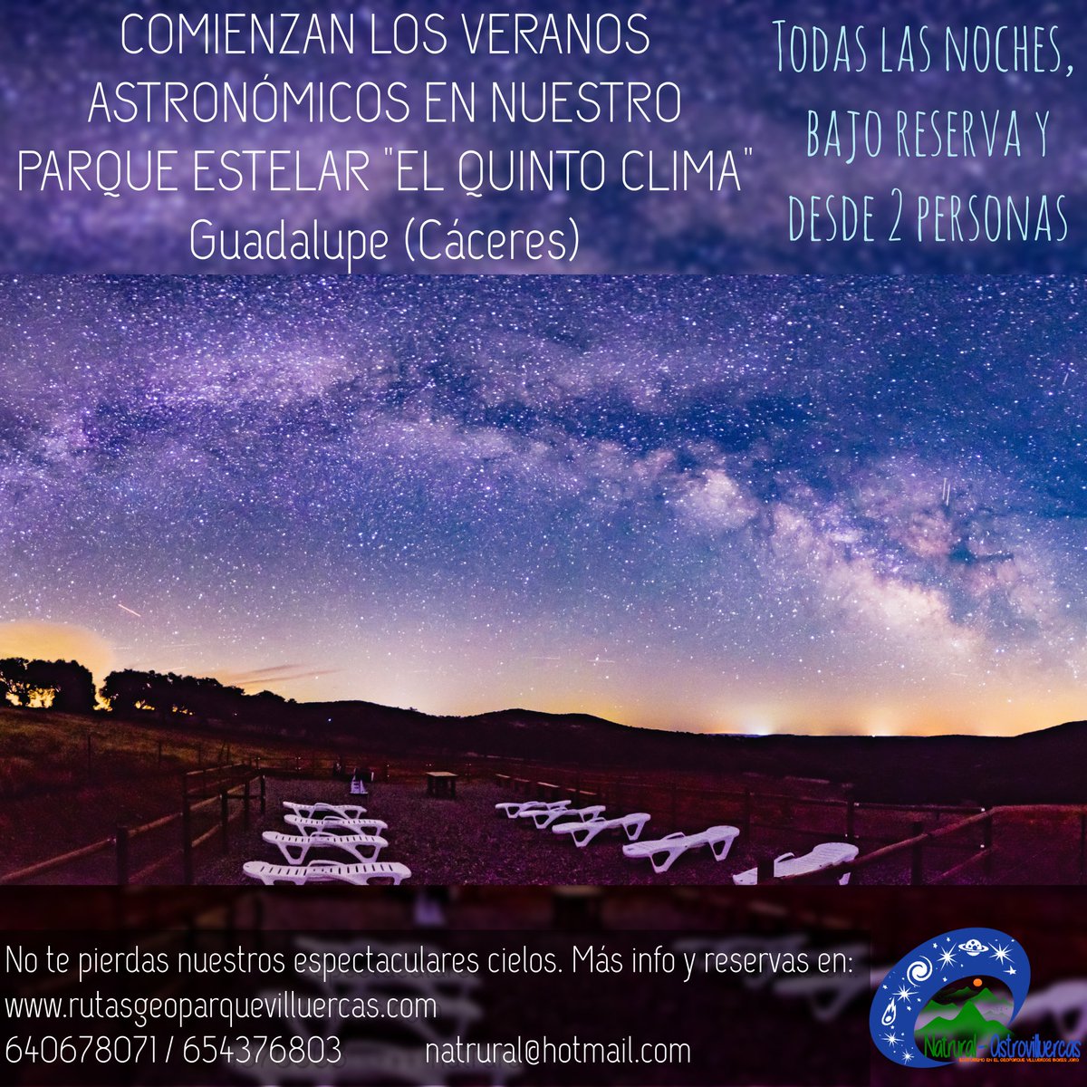 natrural's tweet photo. Disfrutando de noches espectaculares. ¿Te lo vas a perder?  #astroturismo #nochesmagicas @extremadura_tur @VilluercasGPark @Geovilluercas https://t.co/PFbC3oOUkO