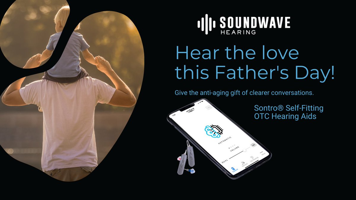 hearsoundwave's tweet photo. You’ve tried the supplements.
The creams and ointments.
The exercise routines.
The healthier eating plans.

But have you tried better hearing?

Enjoy $100 off! 

 https://t.co/sY4oPnxsZe

#BetterHearing #FathersDay #SontroHearingAids #GiftForDad  #HealthyAging #SpecialOffer https://t.co/CTEmUTDVuO