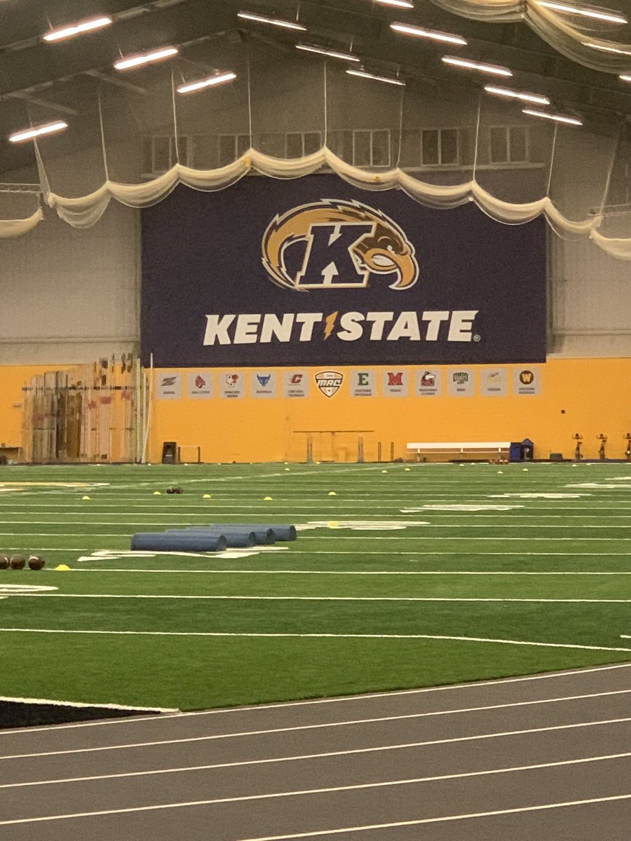 austinbuescher3's tweet photo. Had a great experience at the Kent State Mega Camp.  Enjoyed being on campus and getting to meet the coaches.  Look forward to continuing to build a relationship with the staff.  
@CoachKMorgs 
@CoachKenniBurns 
@coachmacarney 
@KentStFootball 
@JaredLuginbill https://t.co/2t5bzdr7ND