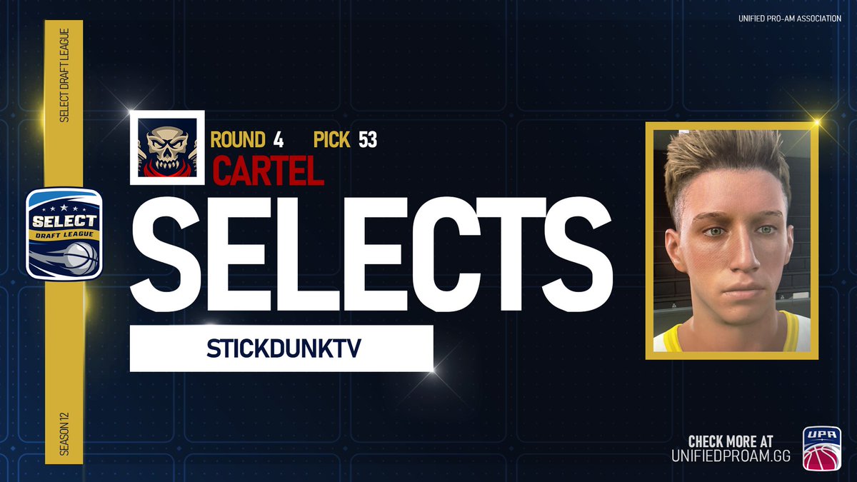 SIBA G League (@sibagleague) on Twitter photo With the fifth pick of the fourth round of the Select Draft League Season 12 Draft, the <a href="/SelectCartel/">El Paso Cartel ππ</a> choose... With the fifth pick of the fourth round of the Select Draft League Season 12 Draft, the <a href="/SelectCartel/">El Paso Cartel ππ</a> choose...