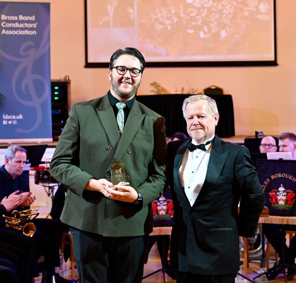 In 2nd place Gary Perrin! Congratulations! #BBCA #Maestro #ConductorsLeadFromTheFront #ConductingComp2024 #Yamaha