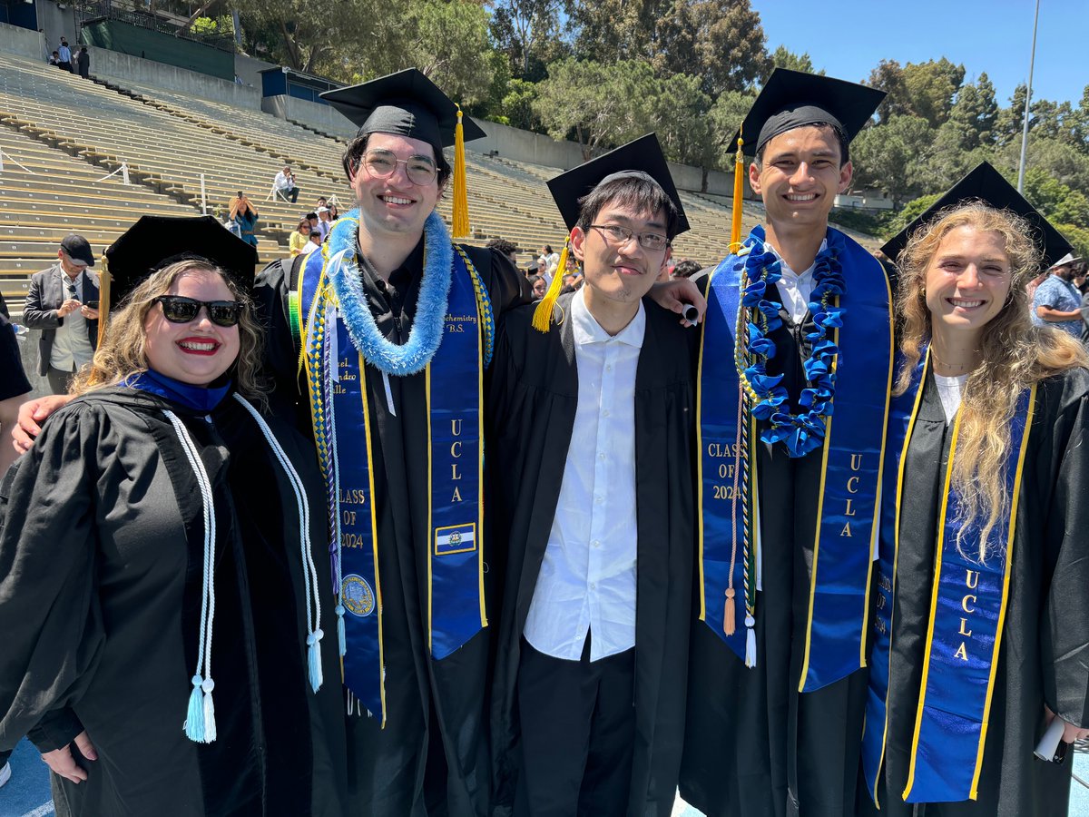 Congrats to our five Schmitt Lab graduates: Valerie (MS, not pictured), Michael, Zach, Raf, &amp; Laura (all BS)!!! We are so excited for your future!!!