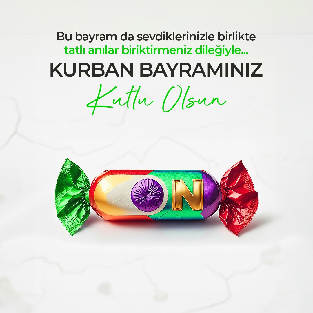 Sevdiklerinizle beraber şeker tadında geçireceğiniz mutlu bir bayram olması dileğiyle.

Kurban Bayramınız kutlu olsun.

#OnDijital #KurbanBayramı