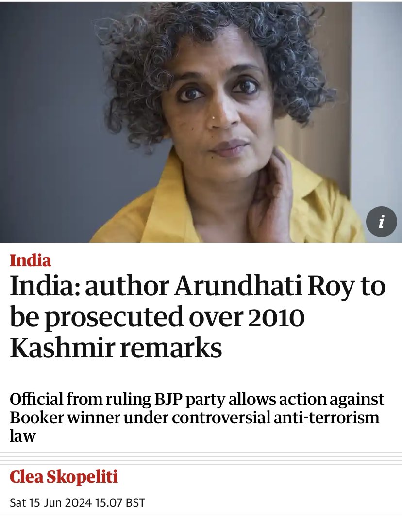 comrade_kumar_'s tweet photo. Solidarity with Arundhati Roy against the Indian fascist state and freedom for Kashmir https://t.co/FdDAx8D5hg