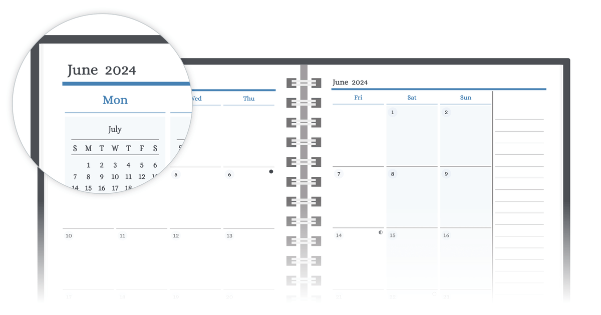 agendio's tweet photo. START DATES

Our start dates are the most flexible. You can start your agendio on ANY day of the year and any day of the week. You can even start your Weekly on a Monday and your monthly on a Sunday. And you can start your weekly on Monday, and your mini-calendars on Sunday. https://t.co/x6s4FnTQDA