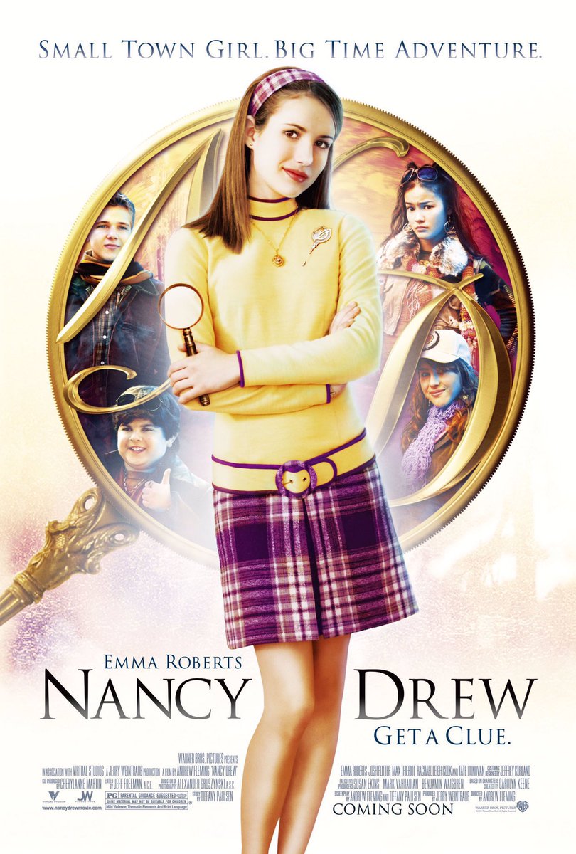 FilmNewsNos's tweet photo. 🎬MOVIE HISTORY: 17 years ago today, June 15, 2007, the movie 'Nancy Drew' opened in theaters!
#EmmaRoberts #JoshFlitter #MaxThieriot #RachaelLeighCook #TateDonovan #MarshallBell #LauraHarring #BarryBostwick #DaniellaMonet #KellyVitz #CarolineAaron #KayPanabaker @ChrisKattan https://t.co/IU9OzOxwtl