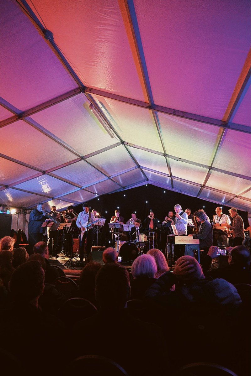 Dave Illet’s Electric Lady Big Band at <a href="/swanseajazzfest/">SIJF</a> tonight. Amazing stuff!