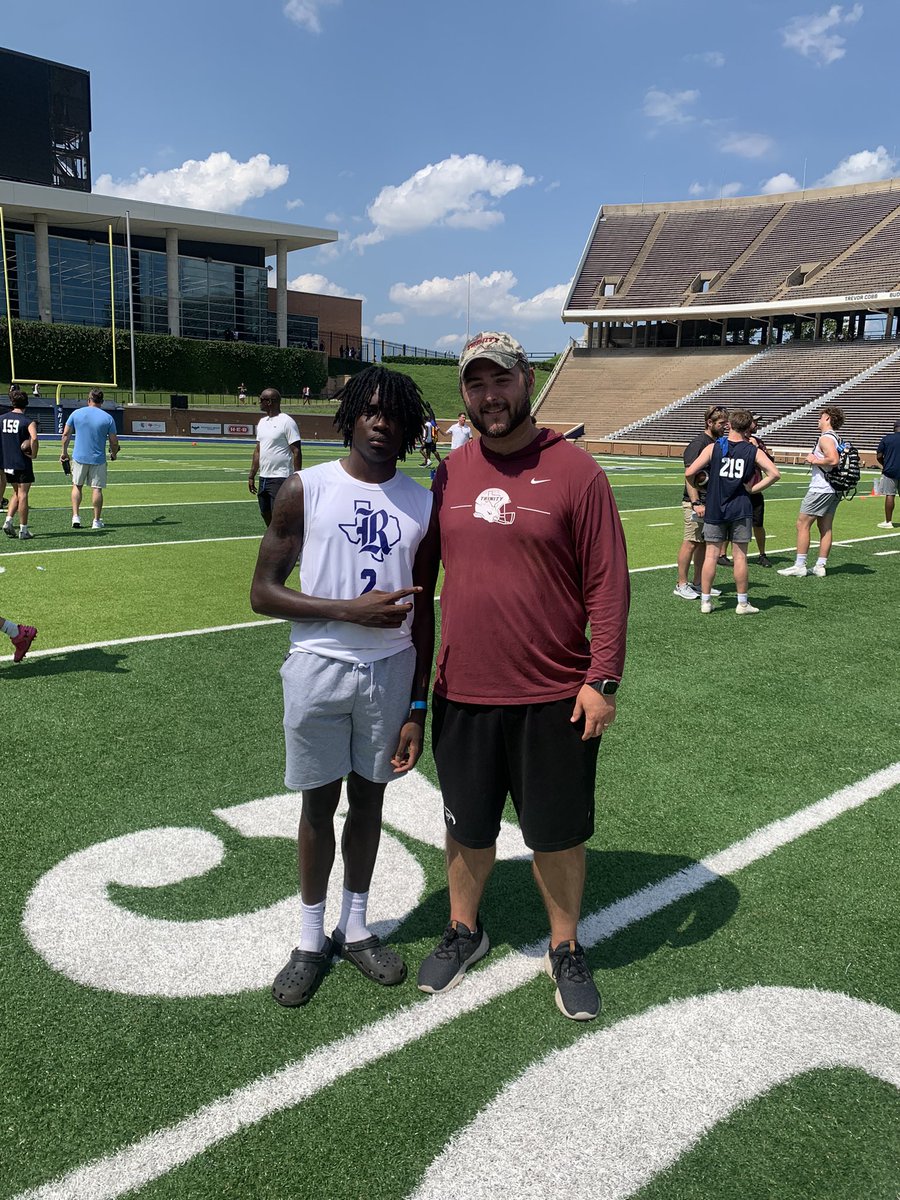 Cory seymore (@seymorecory1) on Twitter photo Had a great time at the Rice camp today met sum great coaches and learned new technique <a href="/CoachLytal/">TUFB Coach_Lytal</a> @coachmecoach24 Had a great time at the Rice camp today met sum great coaches and learned new technique <a href="/CoachLytal/">TUFB Coach_Lytal</a> @coachmecoach24