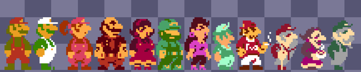 Imnotsonic1's tweet photo. The Mario's Family https://t.co/85mrG7q2q7