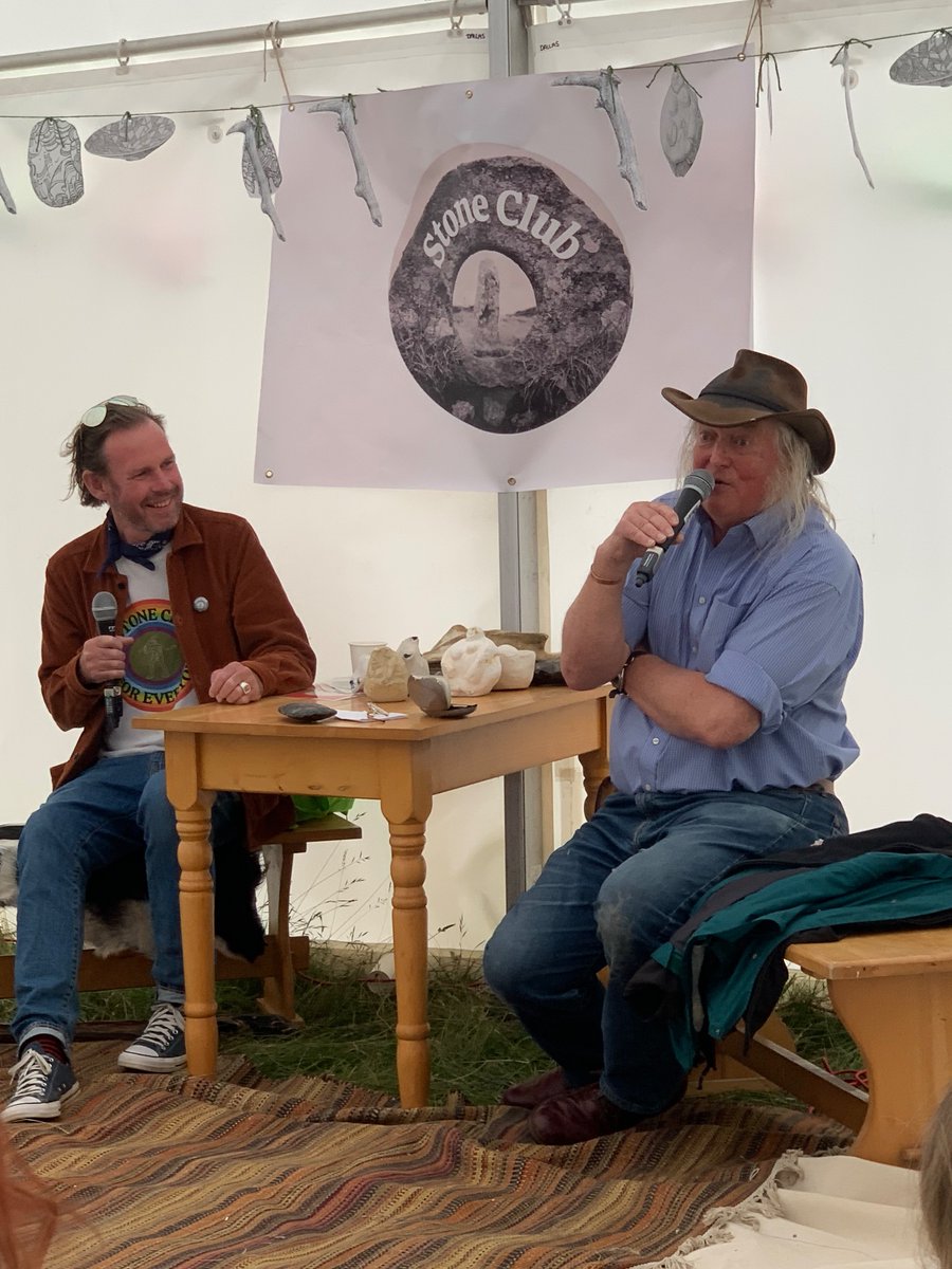 megportal's tweet photo. So we had hail and epic thunderstorms today and great talks from @MaryAnnOchota , Phil Harding and many more. Also an intriguing spiral ritual to honour the flint mines. 
We are here again tomorrow (Sunday) so get down and join us at the Grime’s Graves Flint Festival /1 More https://t.co/uSqu30llcj
