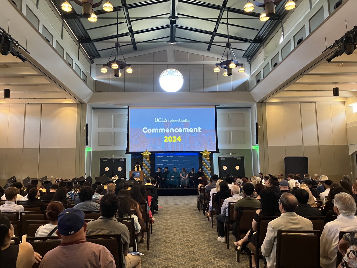 UCLALaborSd's tweet photo. @TobiasHigbie @UTLAnow @UCLALabor @sabawaa Congratulations to the labor studies class of 2024! We are proud of all of your work, your dedication and resilience! We are excited for your future accomplishments! https://t.co/R6SW4sACOV
