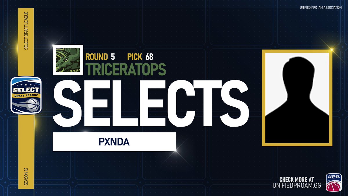 SIBA G League (@sibagleague) on Twitter photo With the fourth pick of the fifth round of the Select Draft League Season 12 Draft, the <a href="/SelectTricera/">Select Triceratops</a> choose.... With the fourth pick of the fifth round of the Select Draft League Season 12 Draft, the <a href="/SelectTricera/">Select Triceratops</a> choose....