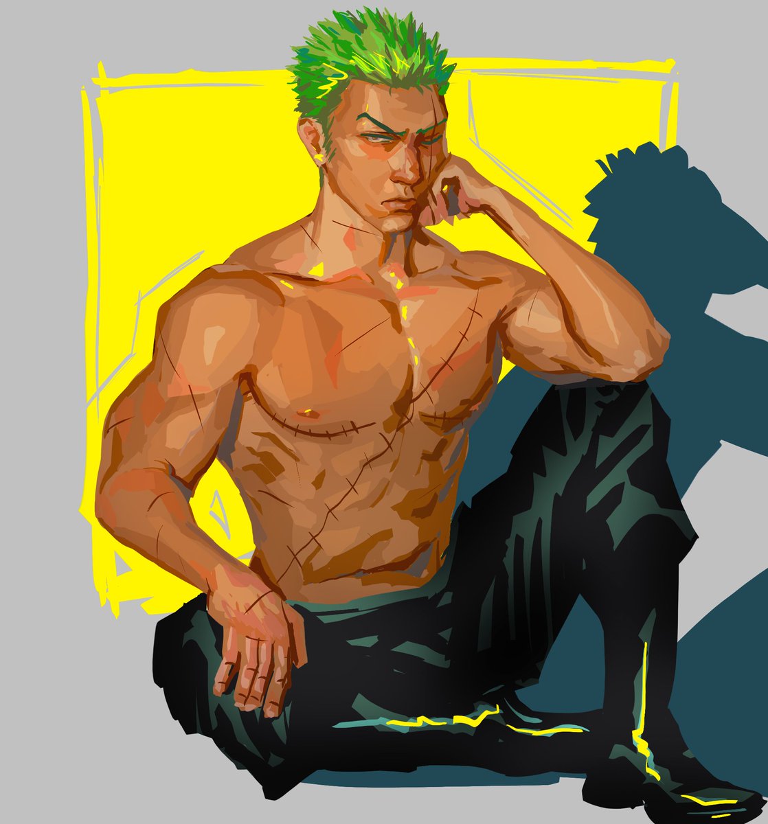 決定稿 1枚 設定資料 メンドウ Mendo & ロロノア・ゾロ Zoro Amazon | ワンピース DXF～THE GRANDLINE SERIES～ワノ国 vol.1