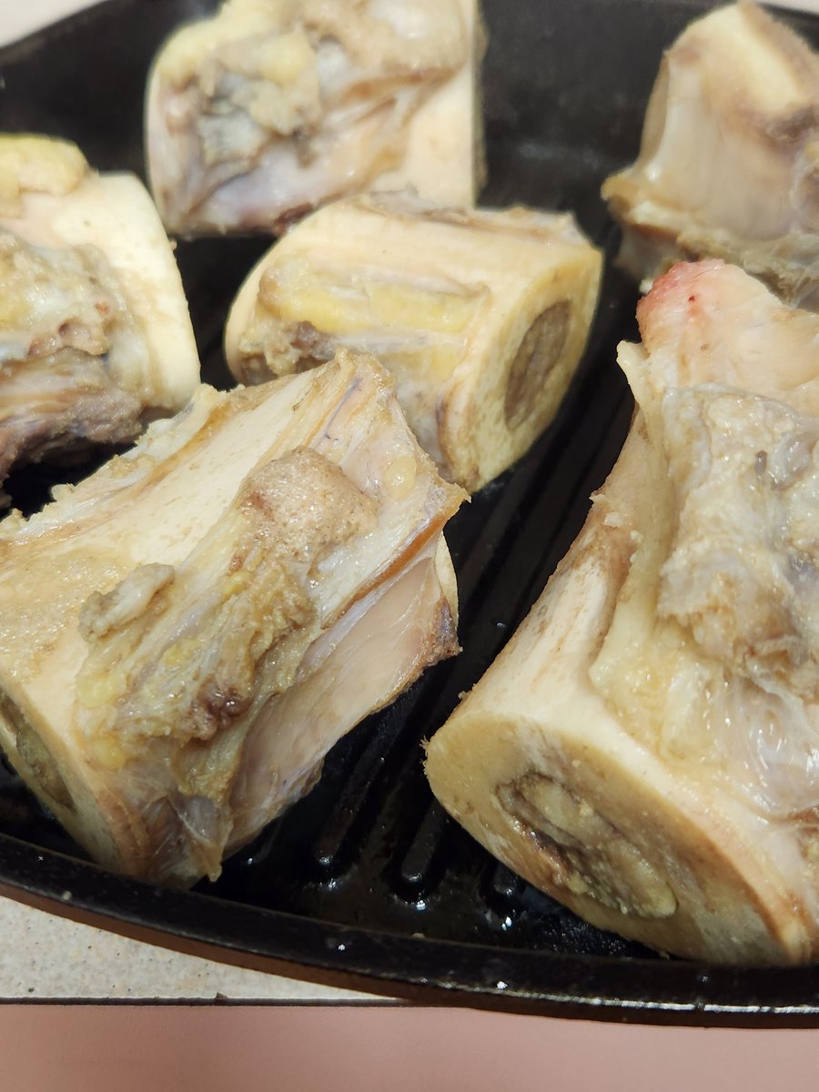 Making that homemade bone broth.