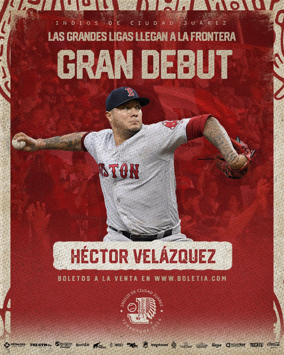 El abridor de hoy: ¡HÉCTOR VELÁZQUEZ! 👀🔥

No te pierdas el debut del ex-big leaguer <a href="/Hvelazquez38/">Héctor Velázquez</a>, ahora defendiendo los colores de nuestros Indios de Ciudad Juárez. 🤩🏹 

#Indios2024