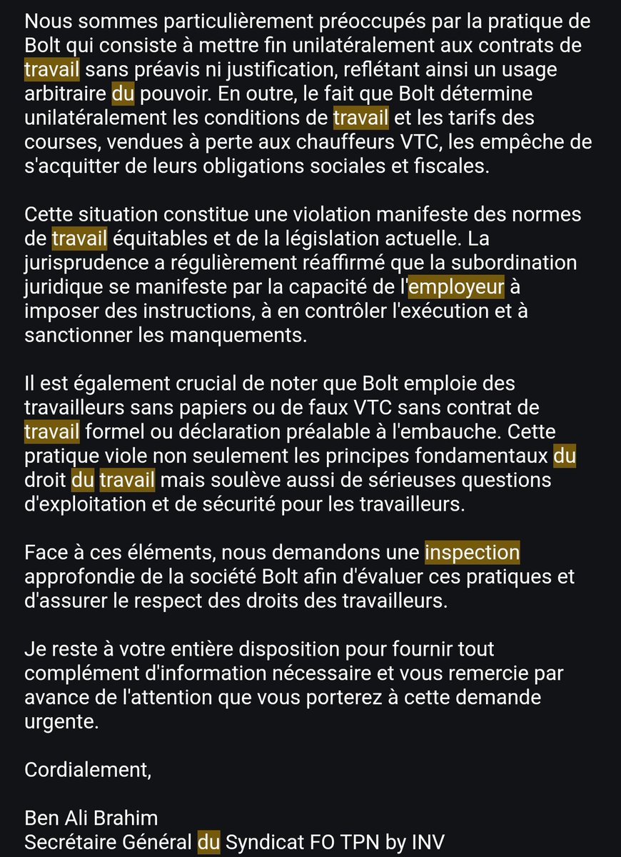 Le gouvernement en place semble favoriser les plateformes numériques en limitant l'action de l'inspection du travail. Suite à une victoire contre l'État devant la Cour d'appel administrative de Paris, qui a empêché l'inspection du travail de contrôler #Uber pour des accusations