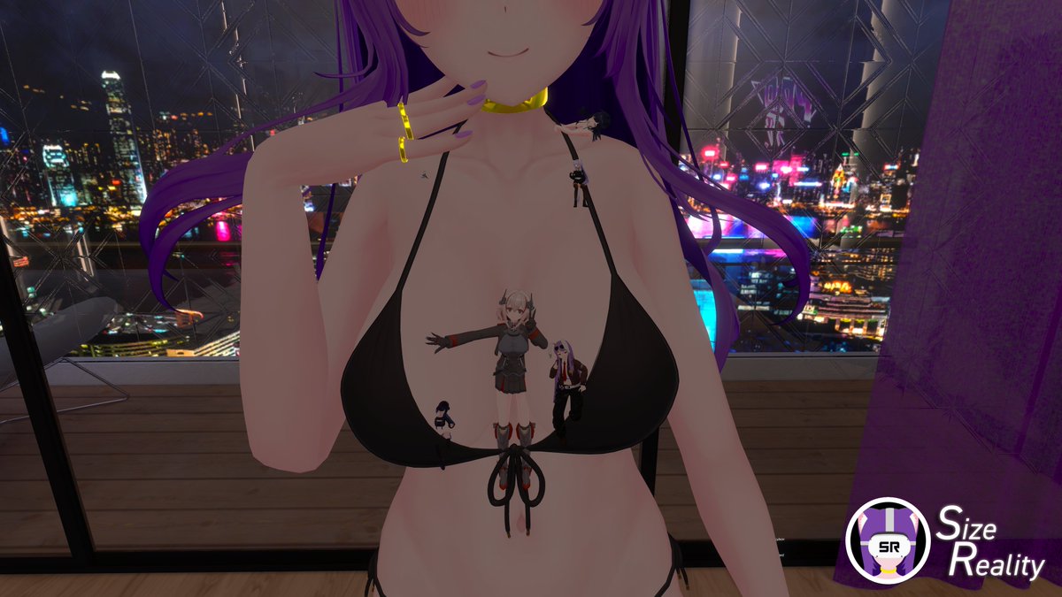 starma3d's tweet photo. Oh my, seems like I attracted quite a few people... like moths to a flame~

#sizetwitter #giantess #sizevrchat https://t.co/WNgLakGqPO