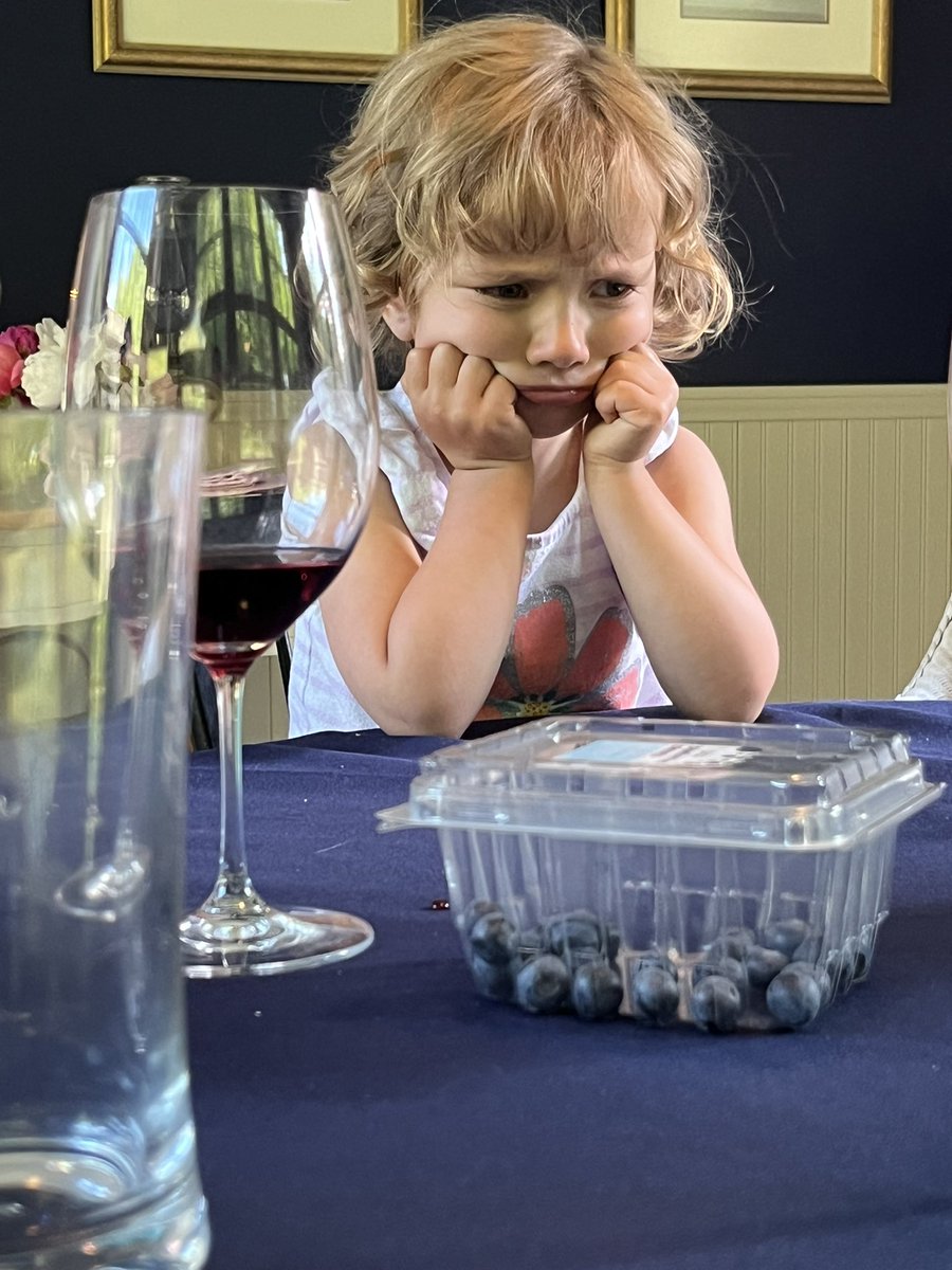 We are displeased with having to wait for dinner.